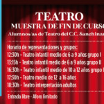TEATRO. MUESTRA DE FIN DE CURSO