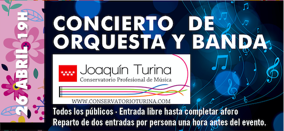 Orquesta y banda de Enseñanzas Profesionales del Conservatorio Profesional de Música Joaquín Turina