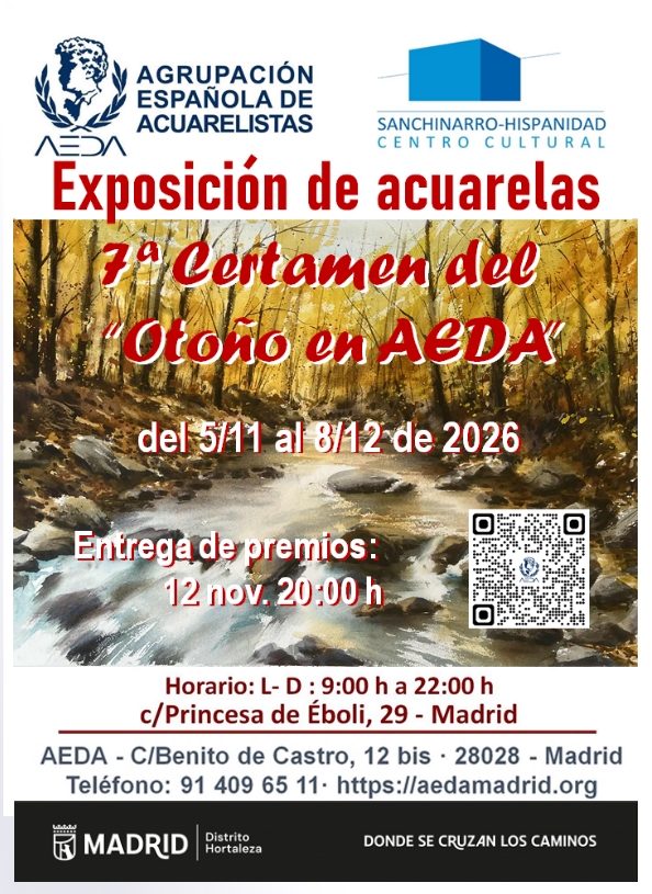 7º CERTAMEN DE ACUARELAS “EL OTOÑO EN AEDA”.